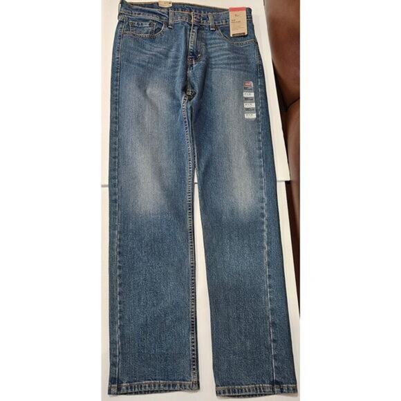 Levi's 505 Regular/ Size 30X32 Stretch/Straight Leg/ Blue/ New - Picture 7 of 7